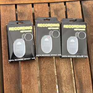 Gray Recording Keychain by The Sak